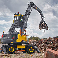 Swecon Baumaschinen vollzieht strategische Neuausrichtung f&uuml;r&nbsp;Volvo-Maschinen im Recycling, Materialumschlag und Abbruch