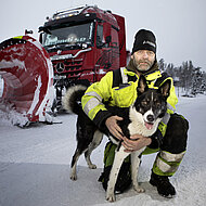 Snoplog &ndash; Schneer&auml;umer der Extraklasse: Mercedes-Benz Arocs sorgt f&uuml;r freie Stra&szlig;en in Schweden