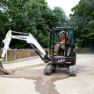 Baumaschinen f&uuml;r Infrastrukturprojekte