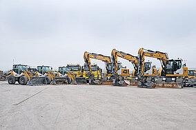 Sechs neue Liebherr-Maschinen für Ernst Hähnlein Bau 