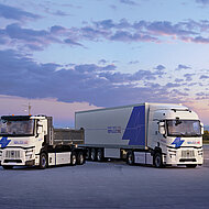 Deutschlandpremiere f&uuml;r neue E-Lkw