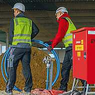 Zeppelin Rental: Tempor&auml;re Baustrom- und Bauwasserversorgung f&uuml;r den Logistikpark