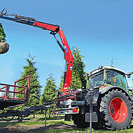 HSG Hydrauliksysteme: Wenn der Anbauladekran wechselbar ist