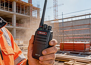 Digitales Funkger&auml;t f&uuml;r die Baustelle
