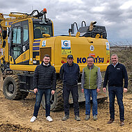 Neuer Mobilbagger f&uuml;r Kanalbauarbeiten 