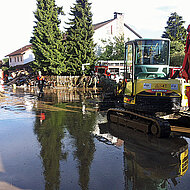 Yanmar-Leistungsst&auml;rke nach der Flut gezeigt