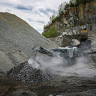 Rubble Master pr&auml;sentiert ersten vollelektrisch angetriebenen Backenbrecher auf der Steinexpo