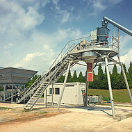 Liebherr-Mischtechnik: Betonmischanlage f&uuml;r kleinere Budgets