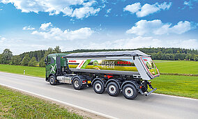 Kögel: Muldenkipper optimiert – Schlanke Linie mit hoher Nutzlast