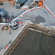 Liebherr-Mischtechnik: &raquo;Powerbloc&laquo;-Antriebseinheit &uuml;berzeugt im Baustelleneinsatz