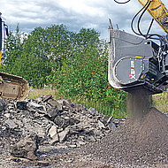 Granulator schafft nicht nur Asphalt