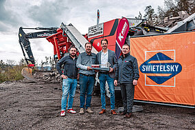 Neuer mobiler Prallbrecher beweist seine Stärken