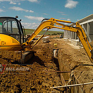 Hochmoderne Gummiketten-Technologie zum ersten Mal auf Minibagger-Ketten angewandt