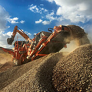 Rockster Recycler: Erfolgreicher Einsatz an geschichtstr&auml;chtiger St&auml;tte