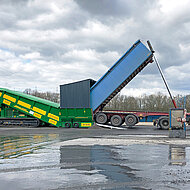 Apex F&ouml;rdertechnik: Mit dem Lkw-Entlader zur schnellen Aufgabe von Sch&uuml;ttgut
