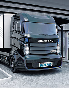 Ballard/Quantron: Plattform für Brennstoffzellen-Elektro-Lkw angekündigt