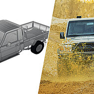 Gel&auml;ndewagen f&uuml;r den Mining-Einsatz elektrifiziert