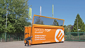 Ladung sichern: Schnelle Containerabdeckung