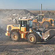 Hyundai: Radladerduo beweist sich im Recycling-Einsatz