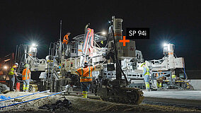 Gleitschalungseinbau mit dem SP 94i in Missouri 