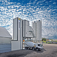 Neue mobile Betonmischanlage