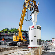 Sichere und einfachere Pfahlkopfbearbeitung