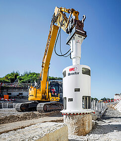 Sichere und einfachere Pfahlkopfbearbeitung