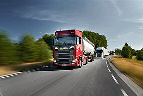 Scania mit Maschinenbruch-Kaskoversicherung in Österreich