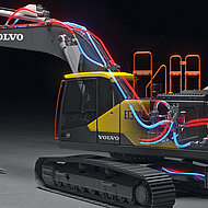 Volvo CE: Elektro-hydraulisches System soll die Energieeffizienz radikal verbessern