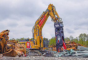 Neue Hochleistungsscheren für den Abbruch und das Schrott-Recycling