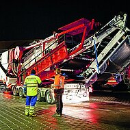 Sicherer Transport  von Gro&szlig;maschinen
