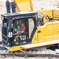 Abbrucharbeiten: Saubere Luft in Fahrerkabine