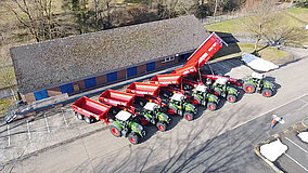 Krampe: Sechs Krampe-Wannenkipper für Kramer GaLaBau in Waltrop