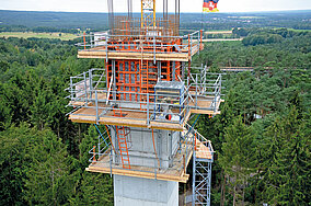 Für kürzere Betonierzeiten von hohen Bauprojekten