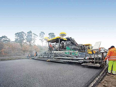 Rekordbreite mit Hochverdichtung