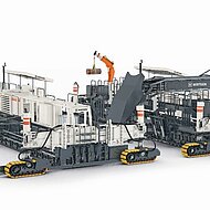 WIRTGEN: Neuer Gleitschalungsfertiger baut Beton zweilagig ein