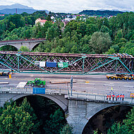 Bohnet: &raquo;K&ouml;nig-Ludwig-Br&uuml;cke&laquo; im Allg&auml;u transportiert