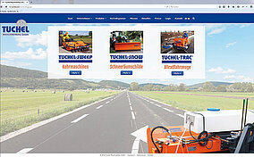 Neue Website von Tuchel Maschinenbau gibt sich klar, modern und übersichtlich