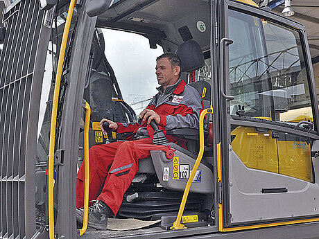 Kettenbagger im Einsatz f&uuml;r Vorzeigeprojekt