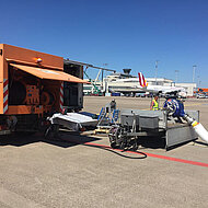 Bodenbender: Profis auf der Landebahn