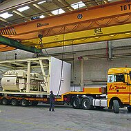 Talleres Alquezar: Doppelwellen-Chargenmischer f&uuml;r Staudammbeton