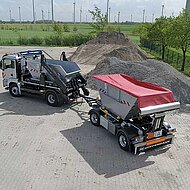 H&uuml;ffermann: Die sichere Abdeckung f&uuml;r Mulden und Container ist auch nachr&uuml;stbar 