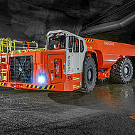 Sandvik: Muldenkipper optimiert &ndash; Radlader mit neuem Motor