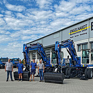 Yanmar-Mobilbagger &uuml;berzeugen Tiefbauspezialisten