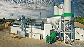 Liebherr-Mischtechnik: Bis zu 115 Kubikmeter Beton pro Stunde produzieren