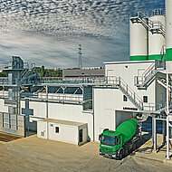 Liebherr-Mischtechnik: Bis zu 115&nbsp;Kubikmeter Beton pro Stunde produzieren