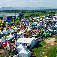 Ausgebuchtes Freigelände bei RecyclingAKTIV & TiefbauLIVE