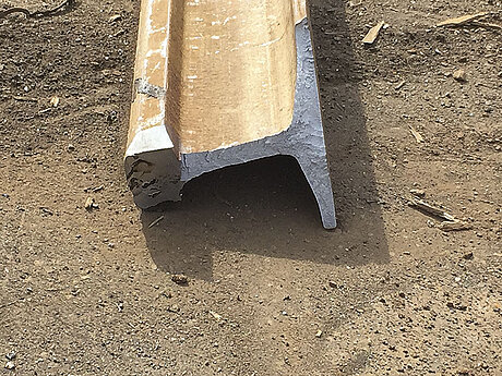 Im Schienenknacken ganz gro&szlig;