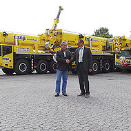 Eisele &uuml;bernimmt drei All-Terrain-Krane