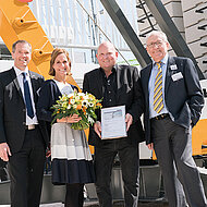 Gewinner der &raquo;L1-Verlosung&laquo; zu Besuch auf der Bauma